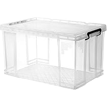 7段 クリア ケース ボックス BOX 棚 強化プラスチック 頑丈 Amazon.co.jp: Apaeofl 耐久性に特化した収納ボックス 日本製